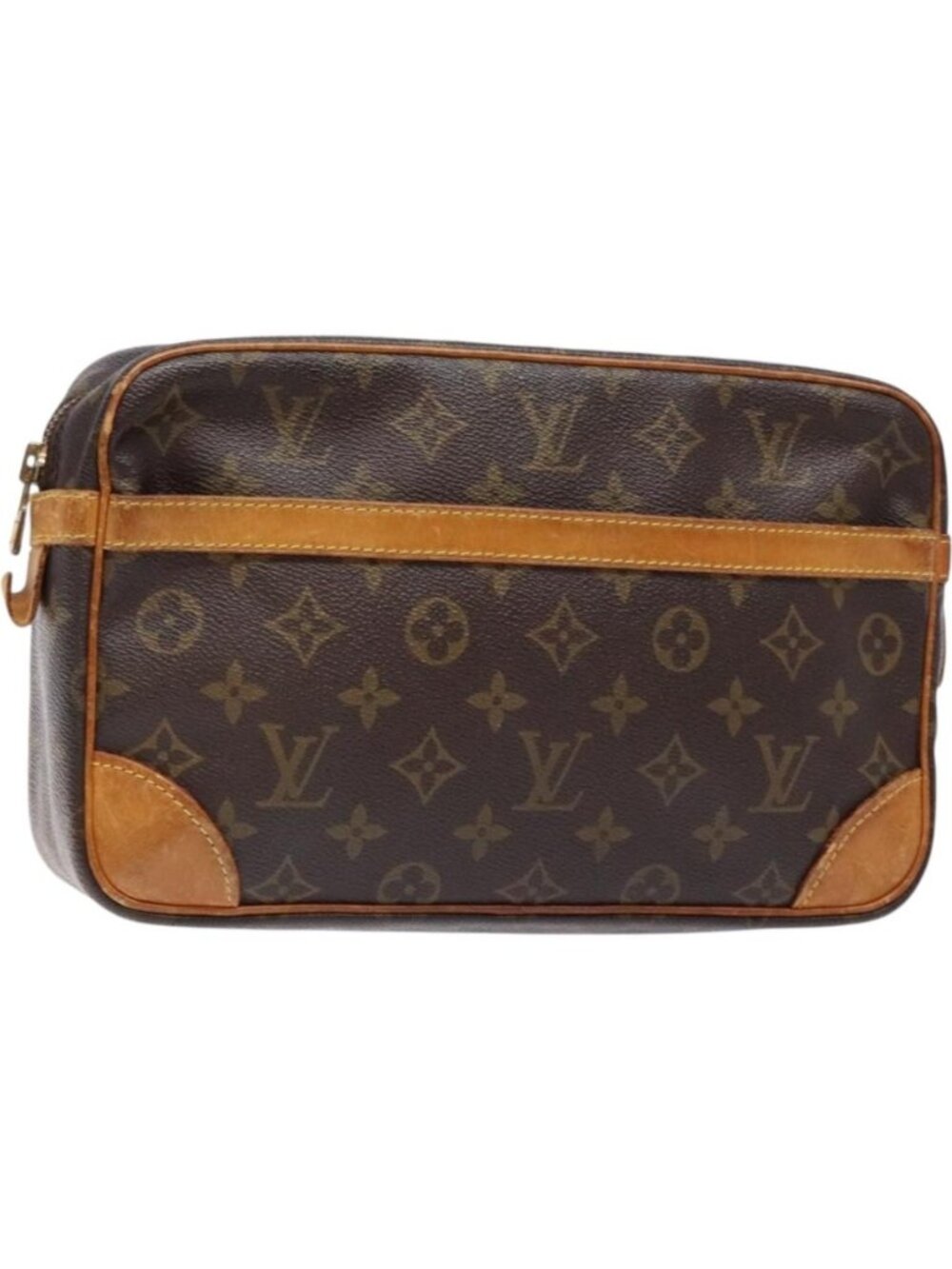 LOUIS VUITTON Monogram Compiegne 28 Clutch Bag M51845